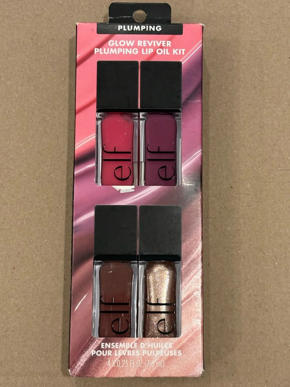 NIB e.l.f Glow Reviver Plumping Lip Oil Kit